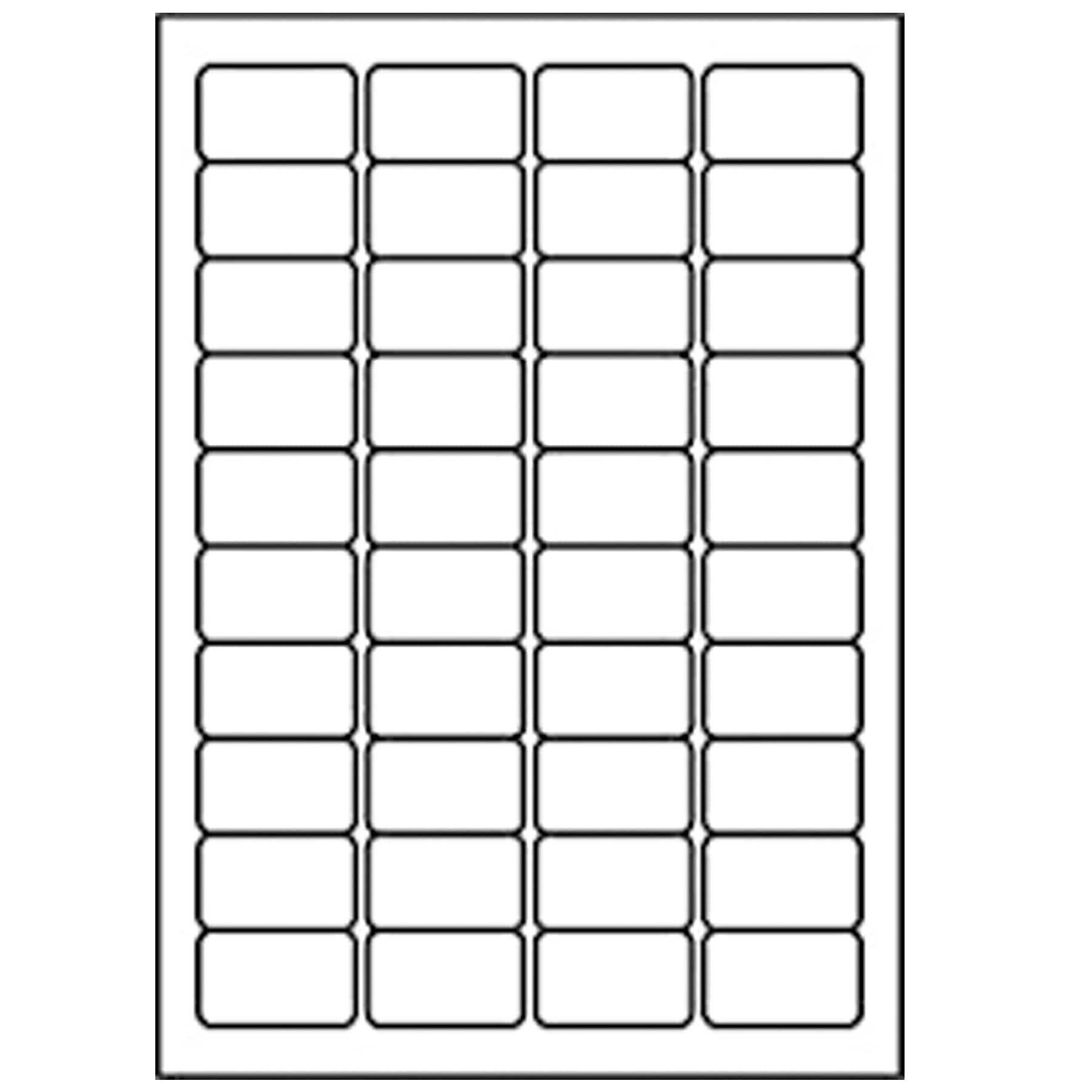 200 X 40 Labels per sheetA4 White Self Adhesive Address Shipping Mailing Labels, Sticky Back Printing Sticker, Laser/Inkjet Printers and Copier Size 44.5mm x27mm,