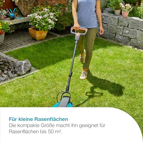 Gardena Akku-Rasenmäher HandyMower 22/18V P4A Ready-to-Use Set: Kompakt, Leichtgewicht, Mulchmesser, Rasenflächen bis 50 m²… – Ansicht 2