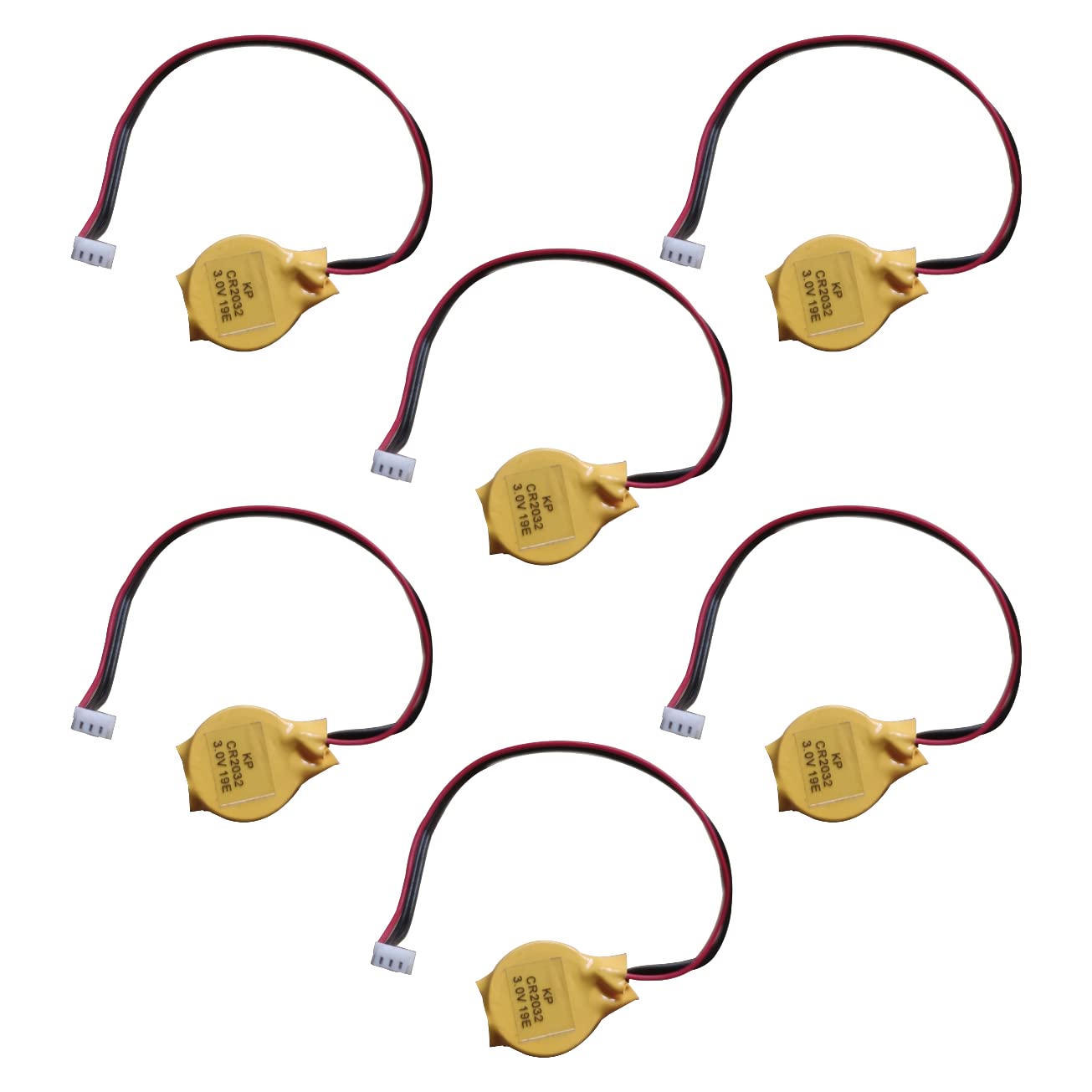 (6pcs) Notebook BIOS CMOS Laptop Motherboard PC PLC 3V CR2032 Lithium Mother Board Battery 3 Wires 3 Pin Cable Connector-picture-17