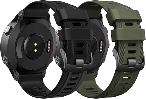 Miniatura 1 de ANCOOL Para Garmin Instinct Watch BandsForerunner 955 Correa de reloj, 0.866 in Correas de silicona suave para Forerunner 945Instinct 2Forerunner