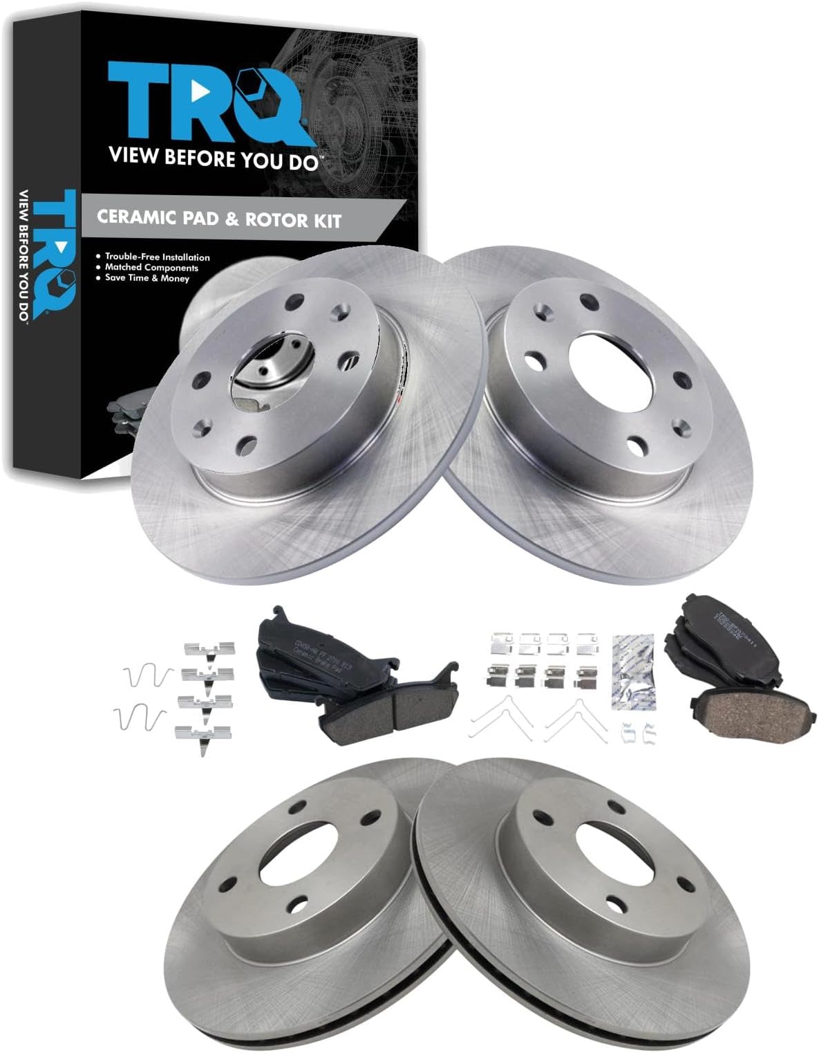 Brake Rotor & Posi Ceramic Pad Front & Rear Kit for Mazda Miata