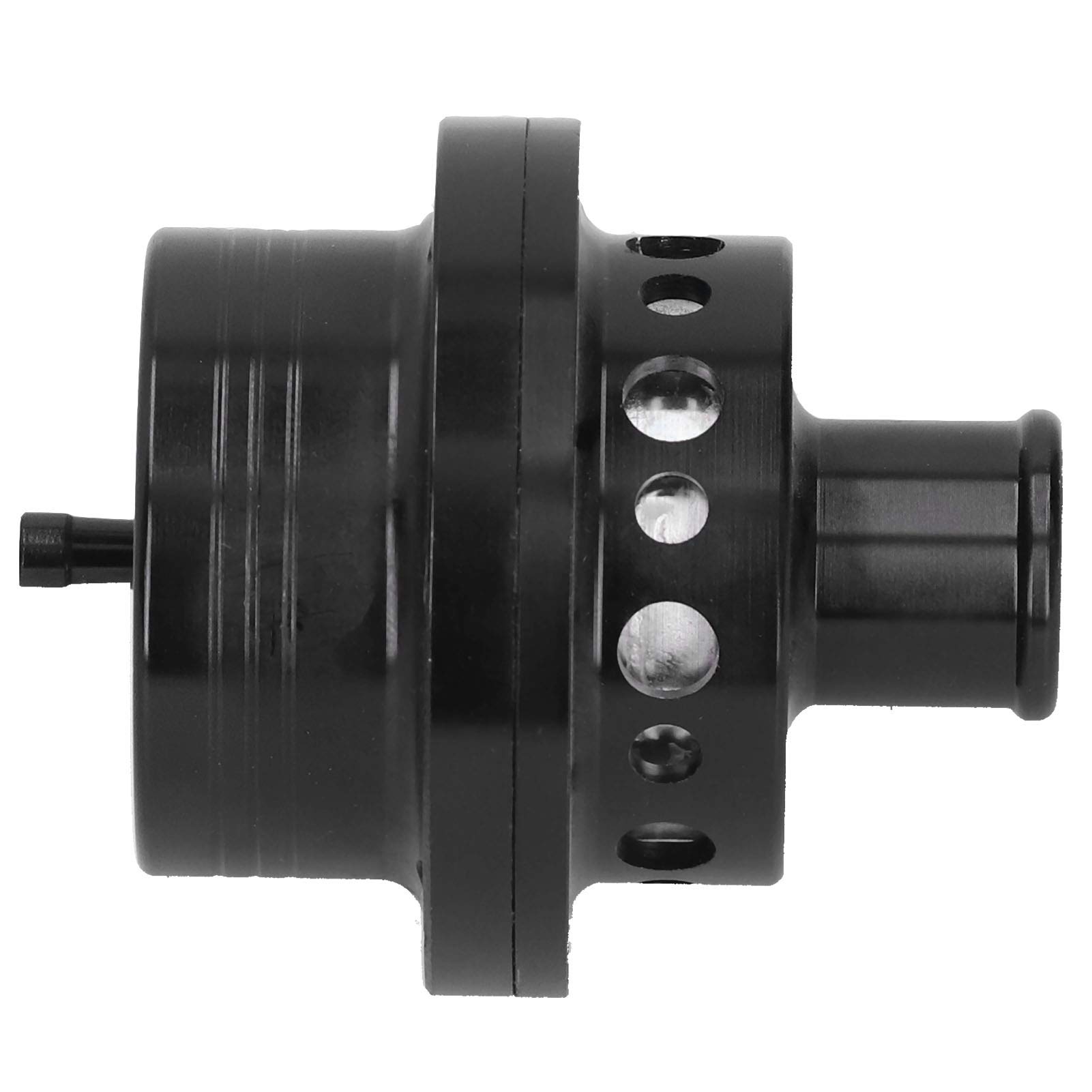 Válvula de Descarga de turbina válvula de Descarga Universal de Aluminio de 25 mm Turbo Bov para Focus RS MK1 / Escort Cosworth/Sierra Cosworth(Negro)