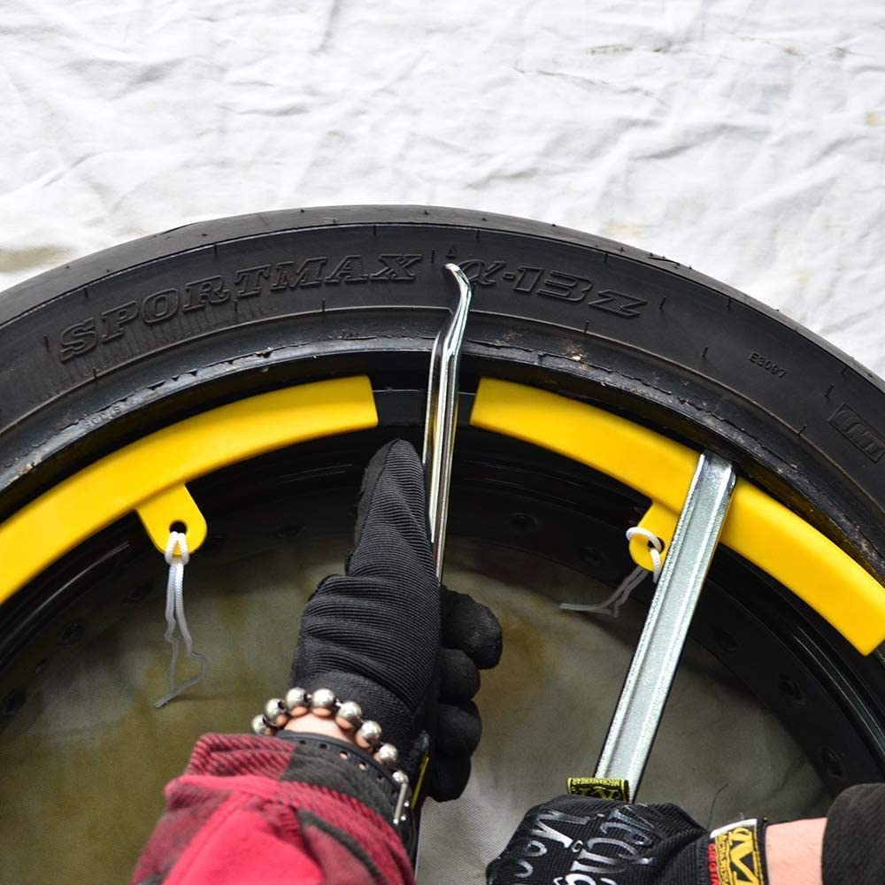PIQIUQIU 3 leve di montaggio per moto, 30 cm, leva di montaggio in acciaio al manganese, leva per pneumatici, asta di montaggio, strumenti di riparazione
