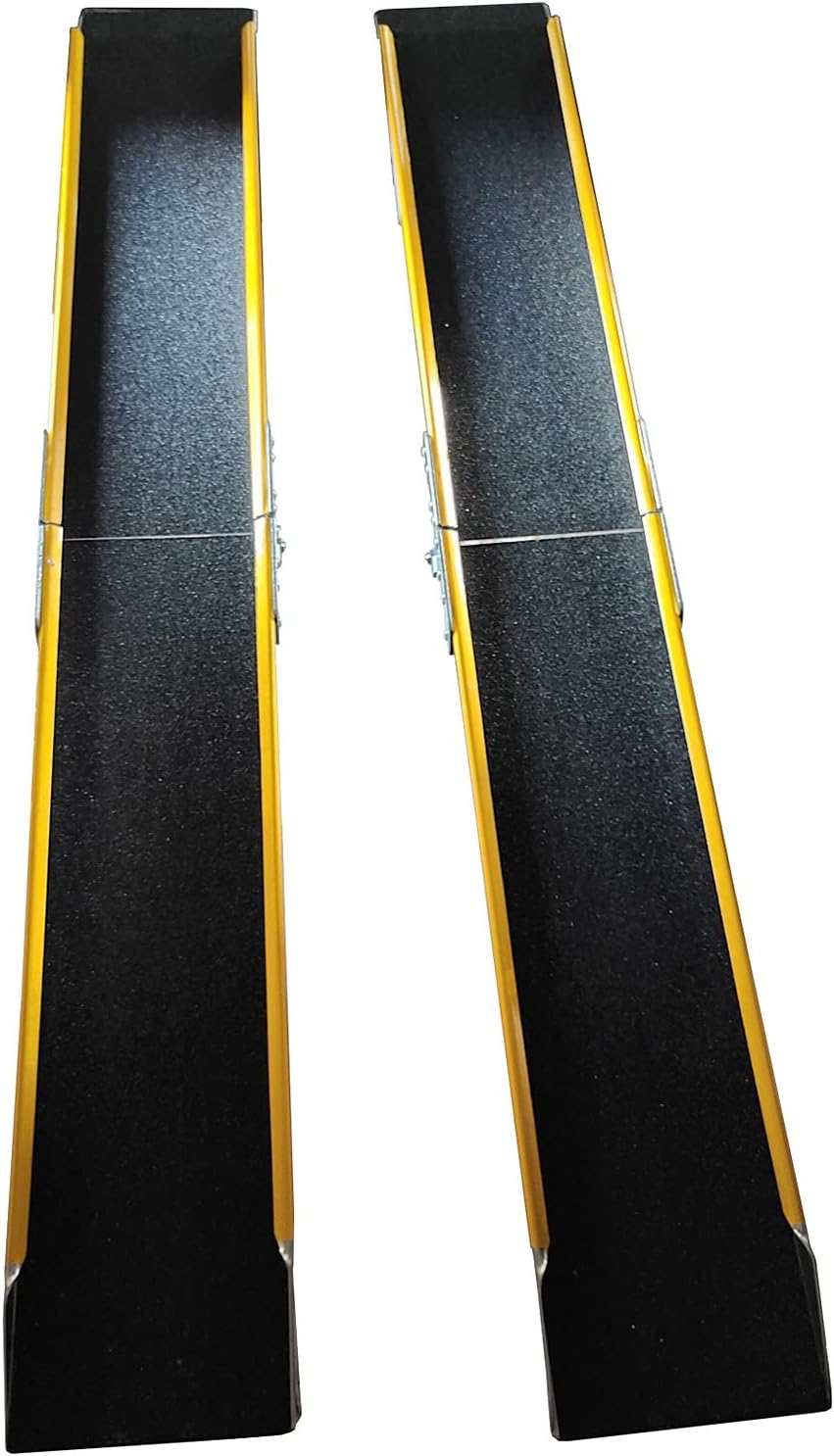 ショッピング スロープ 車椅子段差解消 長さ180cmの車椅子用スロープ 階段用の折りたたみ式滑り止めアルミニウム製車椅子用スロープ車の階段の出入り口 頑丈なモビリティハンディキャップランプ 180cm Size 積載量0kg 6ft