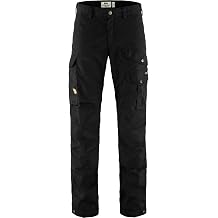 Fjallraven Vidda Pro Mens Hiking Trousers US, Wasit Inseam, 38, 32, Regular, Regular, Black