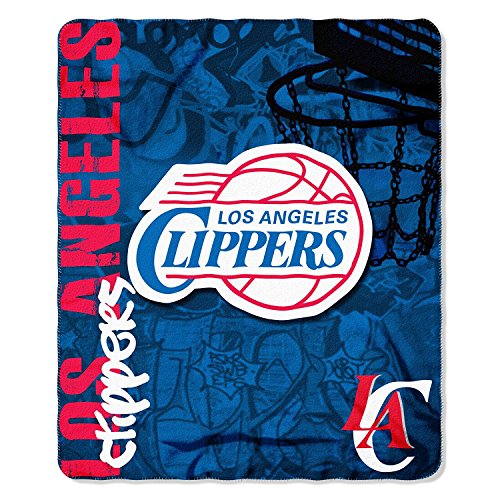 Northwest NBA Los Angeles Clippers Unisex-Adult Fleece Throw Blanket, 50