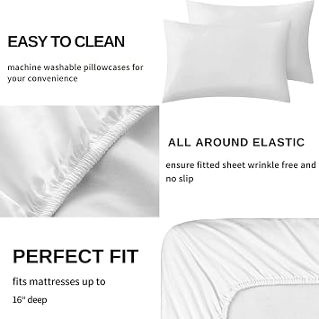 Rainforest Sheets Full Size Sheets - Forest Bedding Sheets & Pillowcases - Luxurious 100% Microfiber, High Thread Count Print, Flat Sheet & Deep Pocket Fitted Sheet & 2 Pillowcases