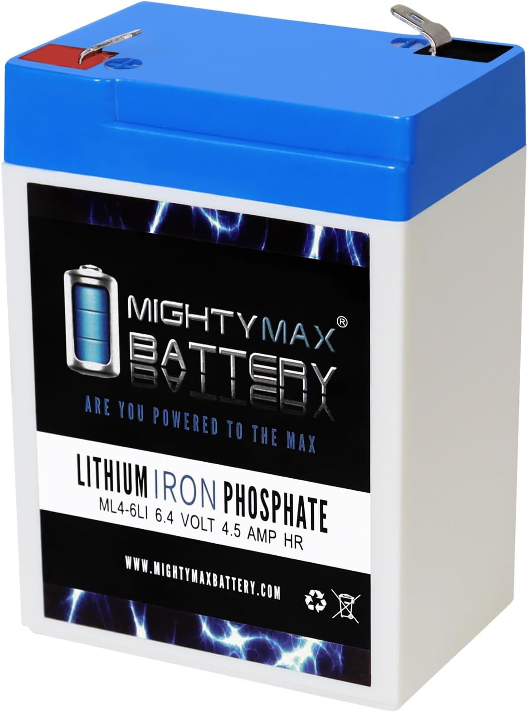 Mighty Max Battery 6V 4.5AH Lithium Replacement Battery Compatible with Golf Cart