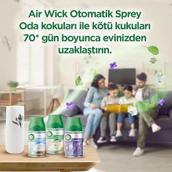 Air Wick Freshmatic Otomatik Sprey & Bahar Çiçekleri Yedek Sprey Oda Kokusu Kiti
