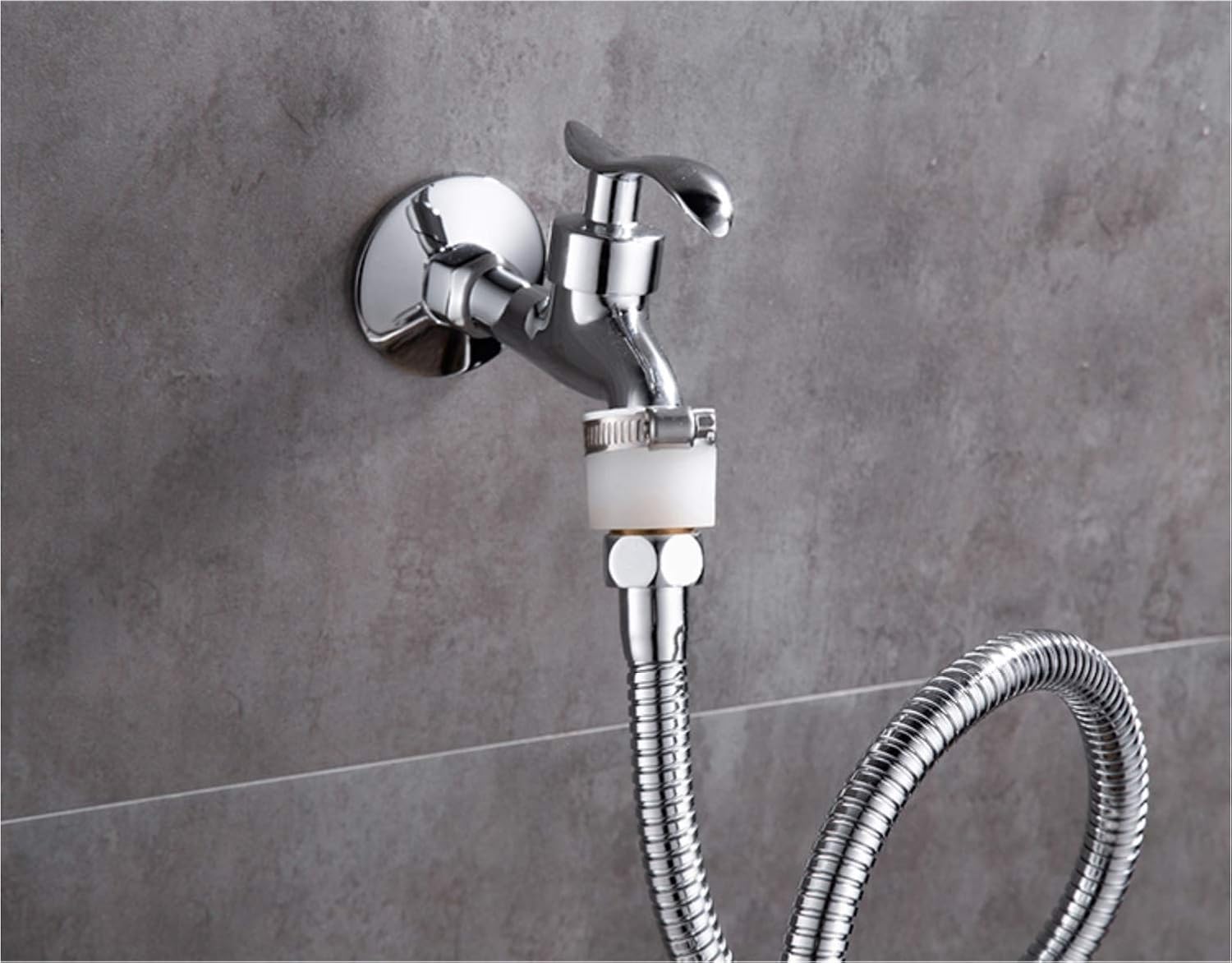 Evilia Ecom Stainless Steel Flexible Rotating Water Saving Faucet Flexible Tap Extension for Kitchen Sink 1
