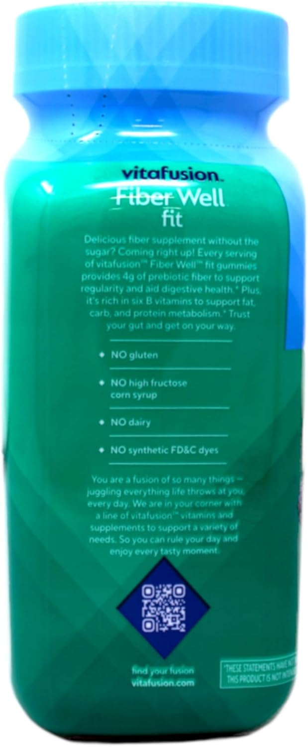 Fiber Well Fit Gummies, 4 Pack (90 Count)