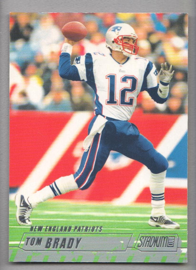 2002 Stadium Club Football #18 Tom Brady