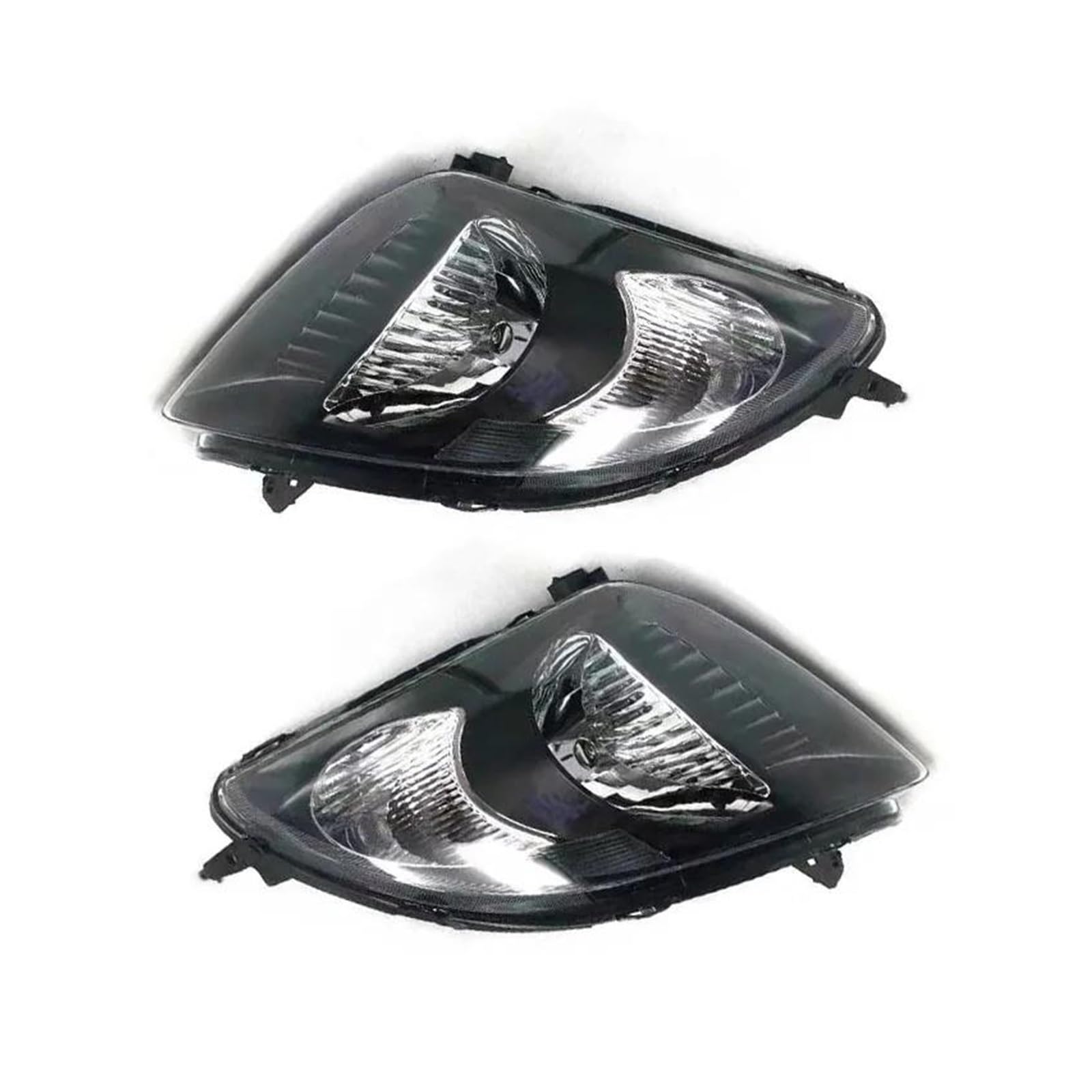 Left&Right Headlight Assembly For Suzuki For Swift 2005 2006 2007 2008 2009 2010 2011 Head Light Lamp Headlamp Pair(Black)
