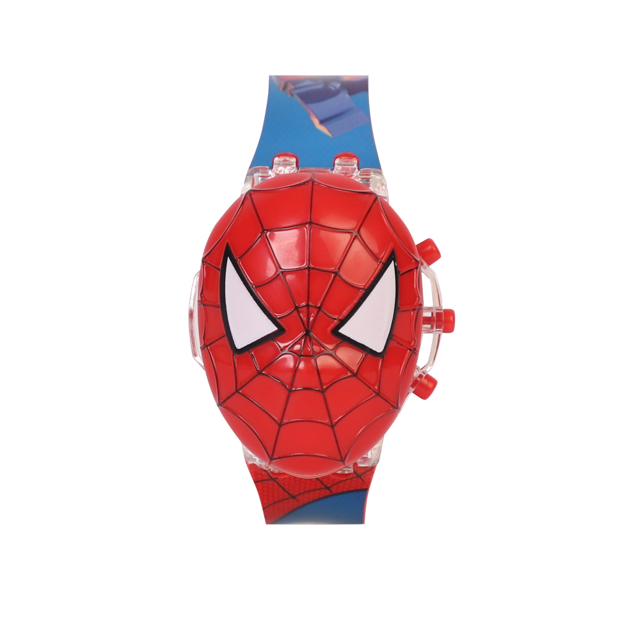ALNA-TURASpiderman Watch For Kids Boys, Digital LED Watch For Kids, 3D Disco LED Lights & Music, Birthday Gifts For Childrens Stylish Modern & Fashion (Age 3-10 Years)