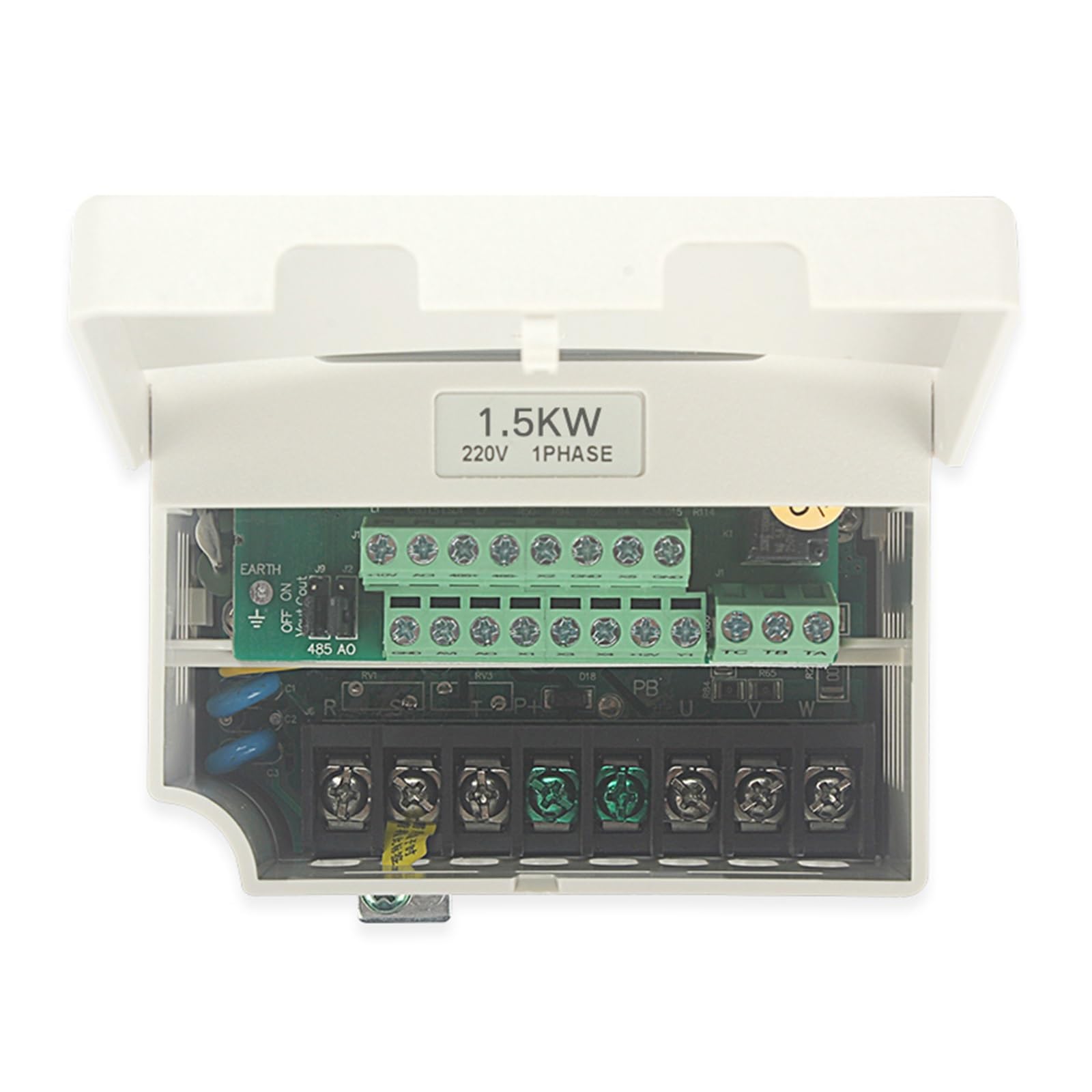Przetwornica częstotliwości, D12 regulator prędkości silnika przetwornica częstotliwości 0.75/1.5/2.2KW 1 faza wejście i 3 fazy 220 380V wyjście 50Hz 60Hz VFD(1.5KW,1PH-1PH)