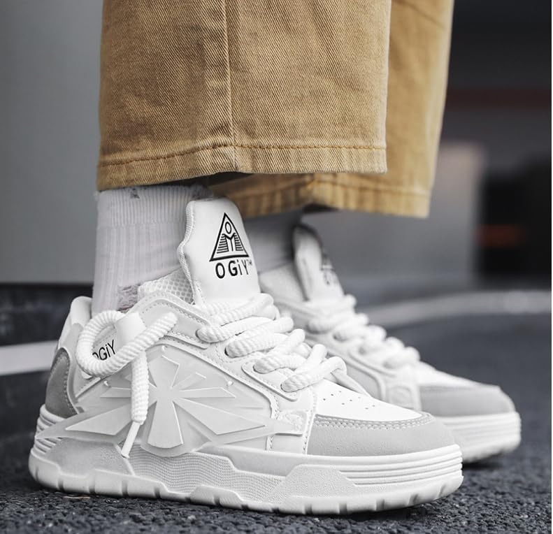 Men's Comfortable Lace-Up Walking Shoes - Non-Slip Casual Sneakers for Everyday Wear & Outdoor Activities4