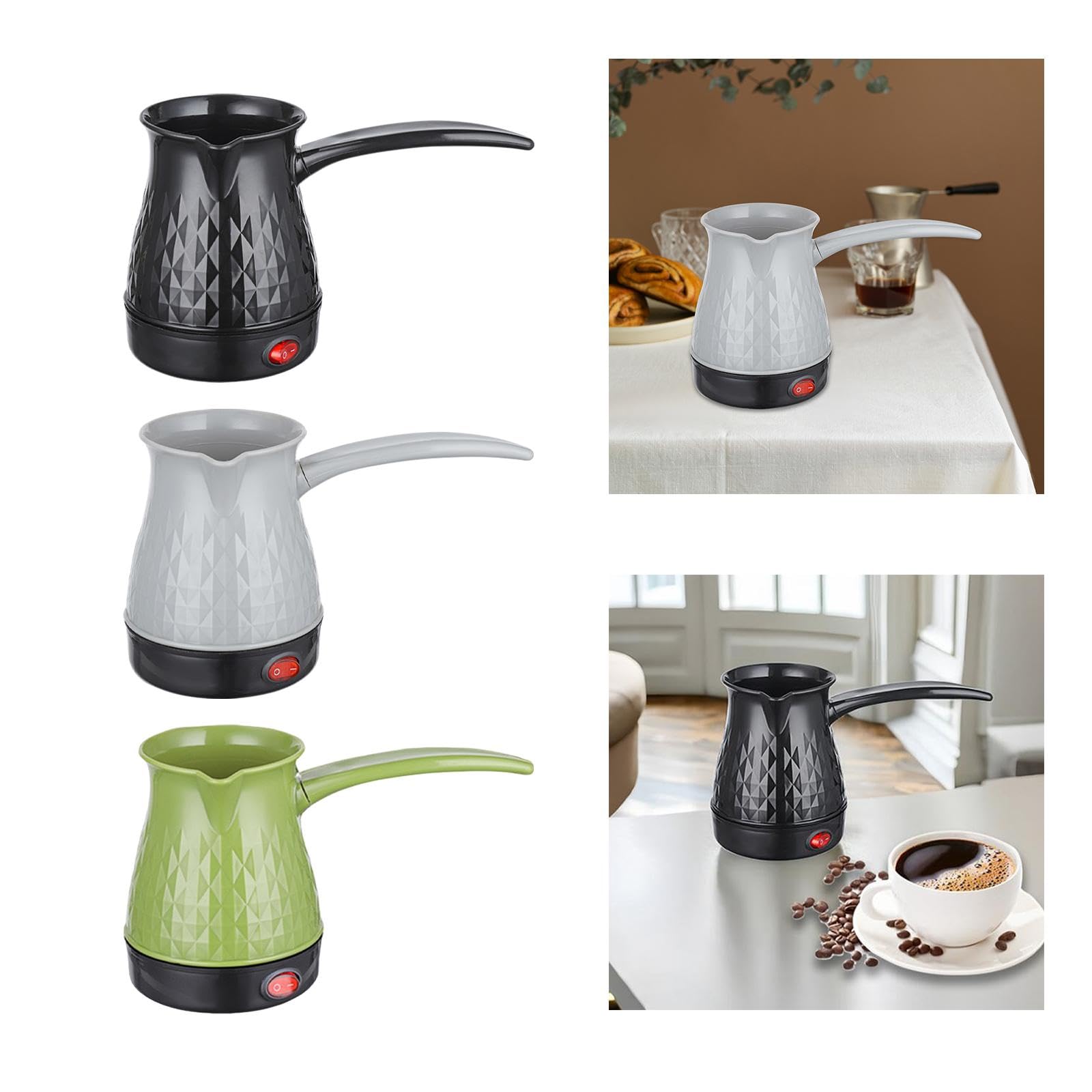 bnf® Turkish Coffee Pot Portable Turkish Coffee Maker for Outdoor Cafe Restaurant Black|Home & Kitchen| Kitchen, Dining & Bar| Small Kitchen Appliances| Coffee & Tea Makers| Percolators & Moka Pots