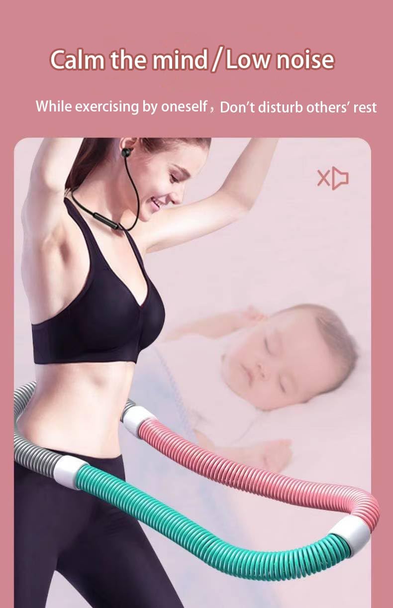 Spring Hula Hoops Have Multiple Functions for Exercise. Children can Exercise Their Bodies and Adults can Also use Them to Lose Weight