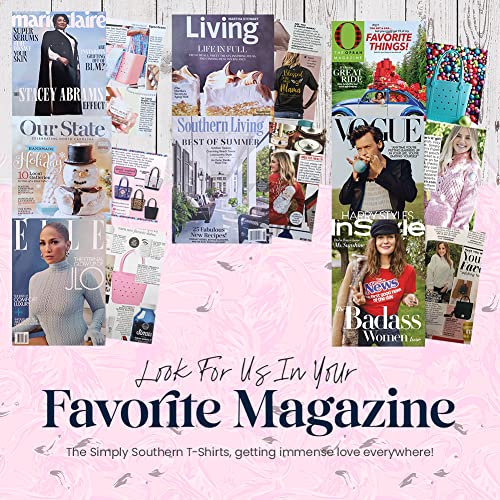 Simply Southern | Howdy Baby | Preppy and Stylish Women’s Long Sleeve Fancy Pink Crewneck Sweater4