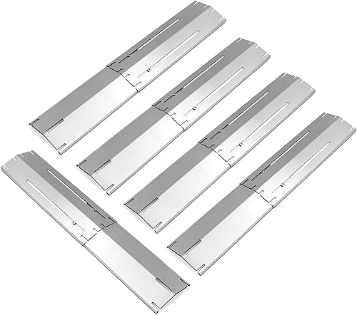 Protector universal ajustable para tienda, placa de calor de acero inoxidable, cubierta para quemador de parrilla, domador flamer, kits de