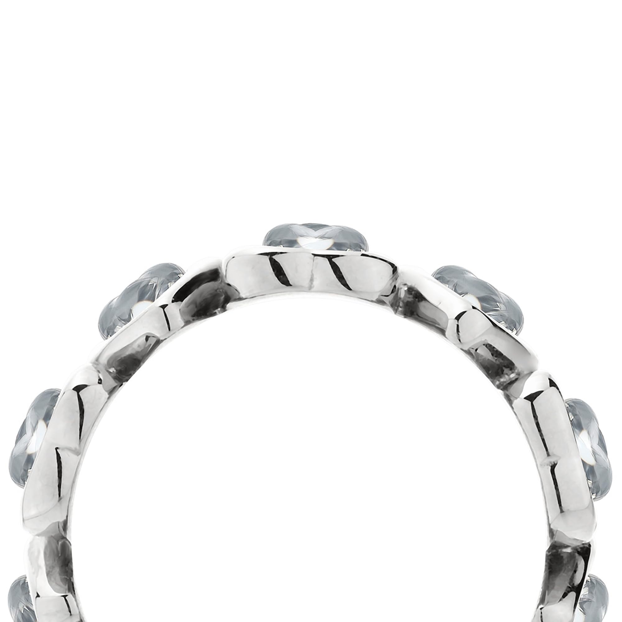 LIEBESKIND BERLIN Damen Ringe – Ringe aus Edelstahl mit Glass Herz-Motiv