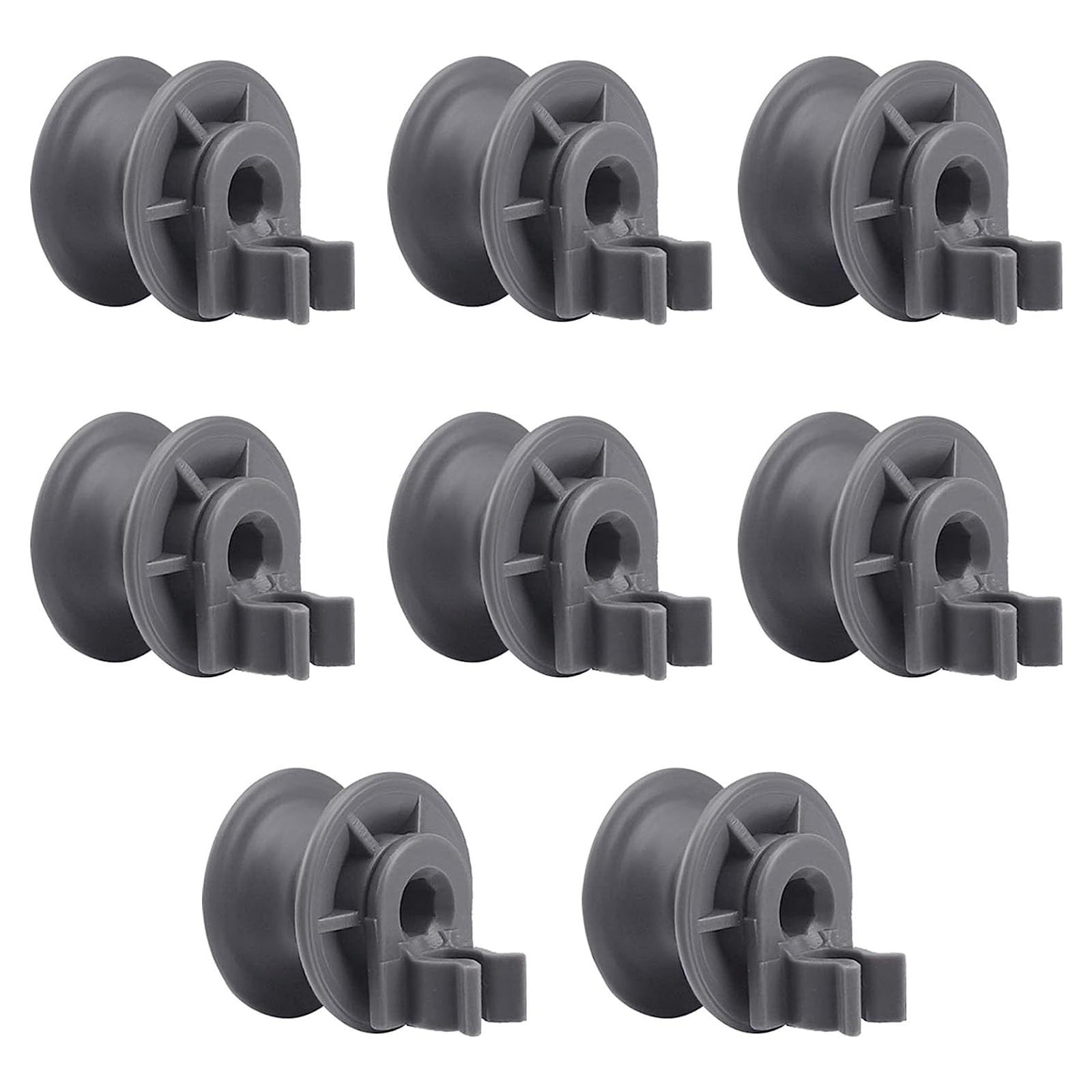 Jazuaiao Replacement Wheel Dishwasher Upper Rollers Component Replacement Part Rollers