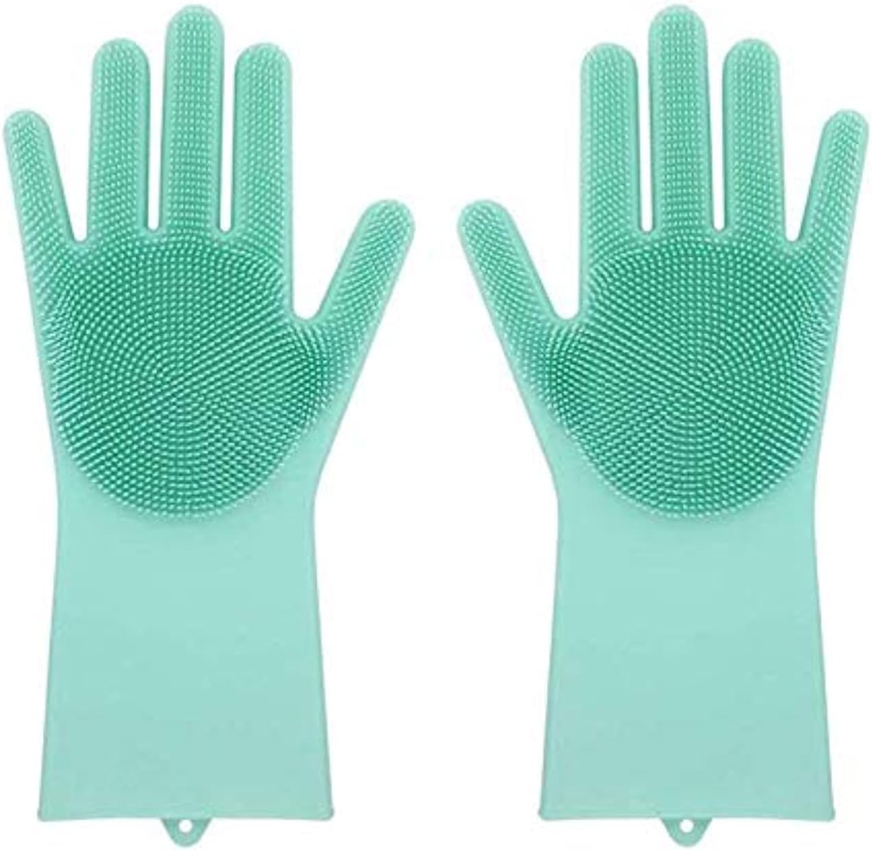 LAM Gloves Magic Silicone Dish Washing Gloves, Silicon Cleaning Gloves, Silicon Hand Gloves for Kitchen Dishwashing and Pet Grooming, Great for Washing Dish, Car, Bathroom Green (B0D5JXBZ6T) Amazon Price History, Amazon Price Tracker