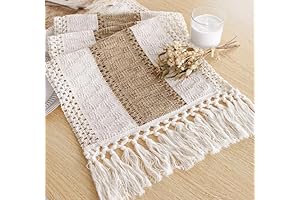 Boho Table Runner: A Touch of Rustic Charm for Your Home