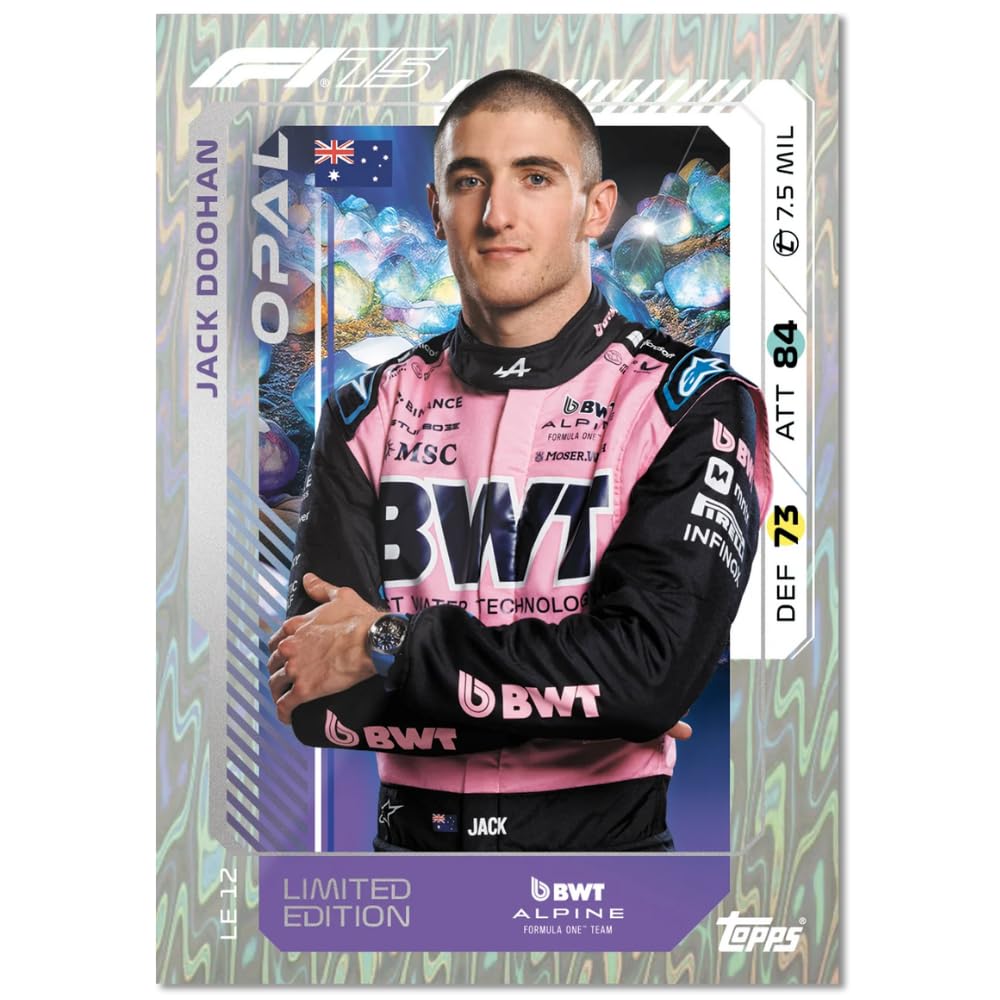 Topps Turbo Attax Formula 1 2025 - Caja completa - contiene 24 paquetes de Turbo Attax (240 tarjetas).