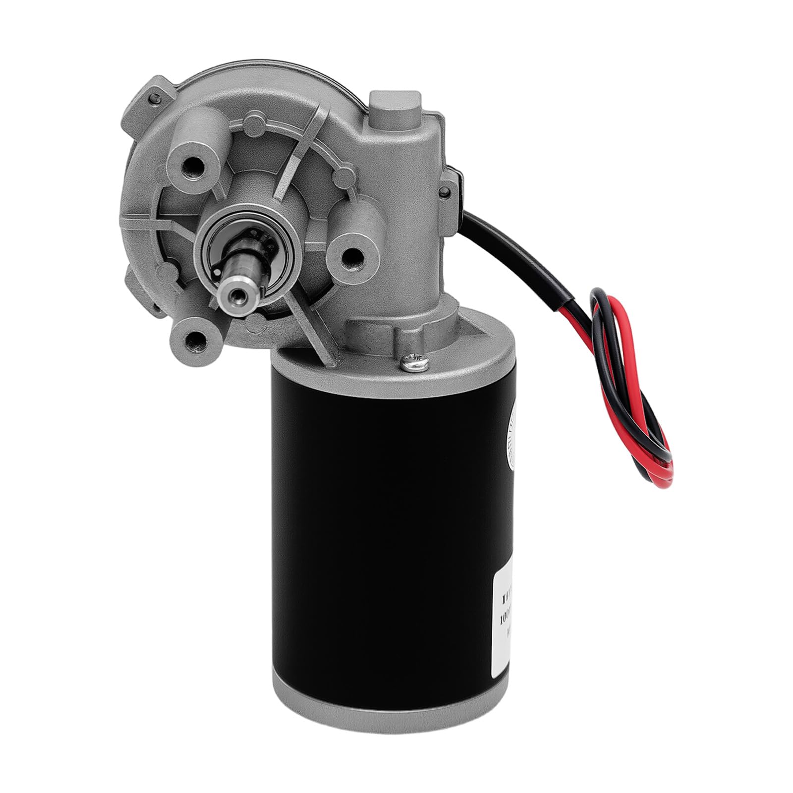 Moteur à engrenages CC 24 V 45 W DC Moteur d'essuie-glace 160 ± 20 tr/min > 3 N.m avec câble d'alimentation intégré pour emballage impression textile
