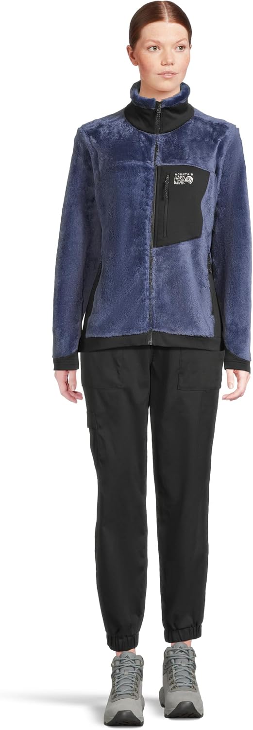 Mountain Hardwear Women's Polartec High Loft Jacket, Lapis Dusk, X-Large