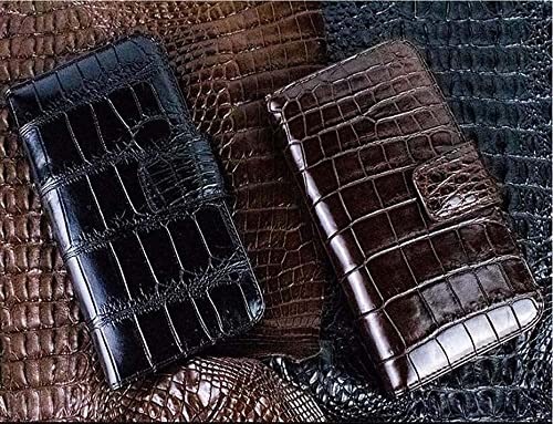 Étui en cuir de crocodile pour iPhone 14 Pro Max avec porte-cartes élégant - 5
