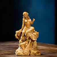 置物 開運 仏像 七福神 高級天然木彫り 観音様 工芸品 極細工 美術品 風水 Amazon.co.jp: 開運七福神 布袋 様 布袋様の置物 高級天然ツゲ