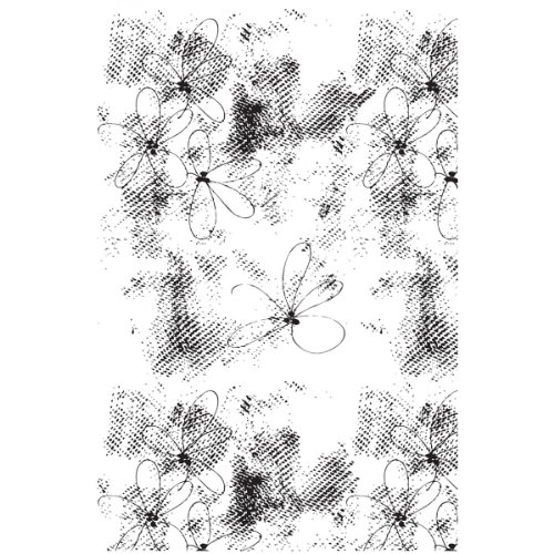 Prima Marketing Julie Nutting Floral Stempel 3.75x14