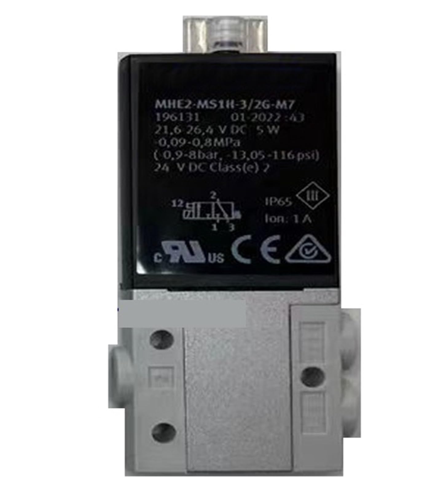 Électrovanne MHE2-MS1H-3/2G-M7-K 196133 à commutation rapide pour automates
