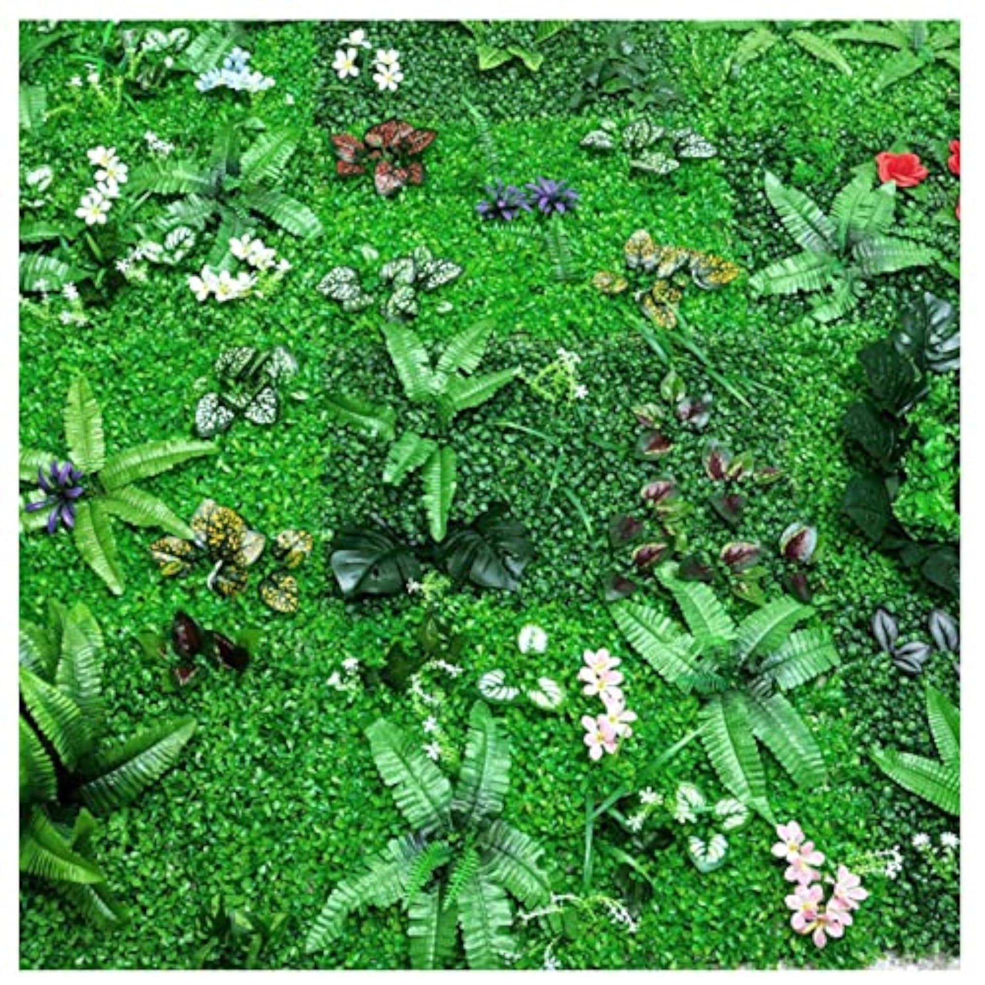 Artificial Plants Wall Topiary Greenery Mat Wall Backdrop Decor 40X60cm