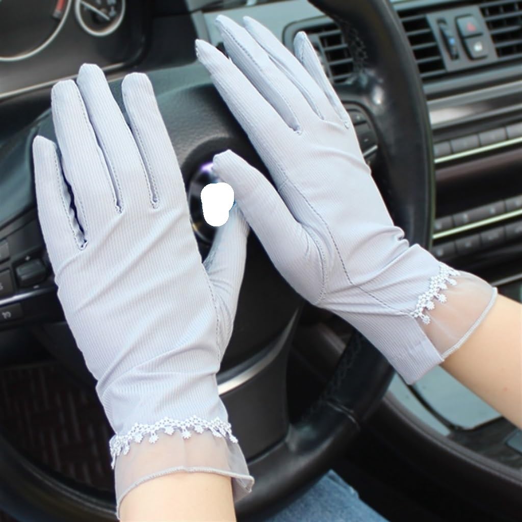 Gloves Women's Breathable Riding Women's Driving Touch Screen Ice Silk Thin Lace
