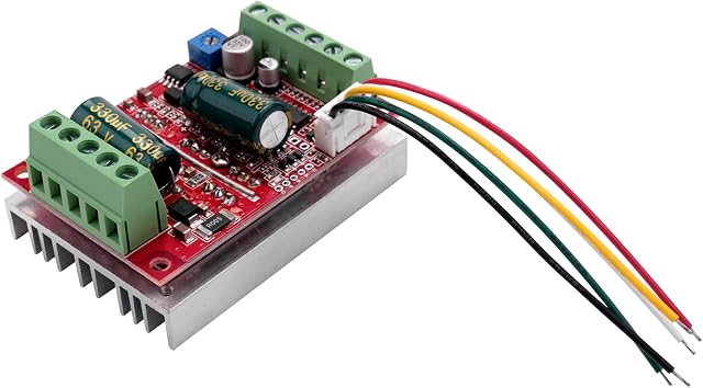 RUANI DC 6-60V 400W BLDC Three Phase DC Brushless Motor Controller PWM Hall Motor Control Driver Board 12V 48V