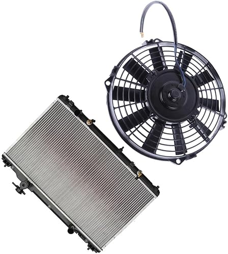 Miniatura 8 de SCITOO Ventilador de refrigeración de 8 pulgadas x 1 + radiador 2436 x 1 apto para Toyota 2002-2006 para Toyota para Camry 2.4L 2004-2008 para