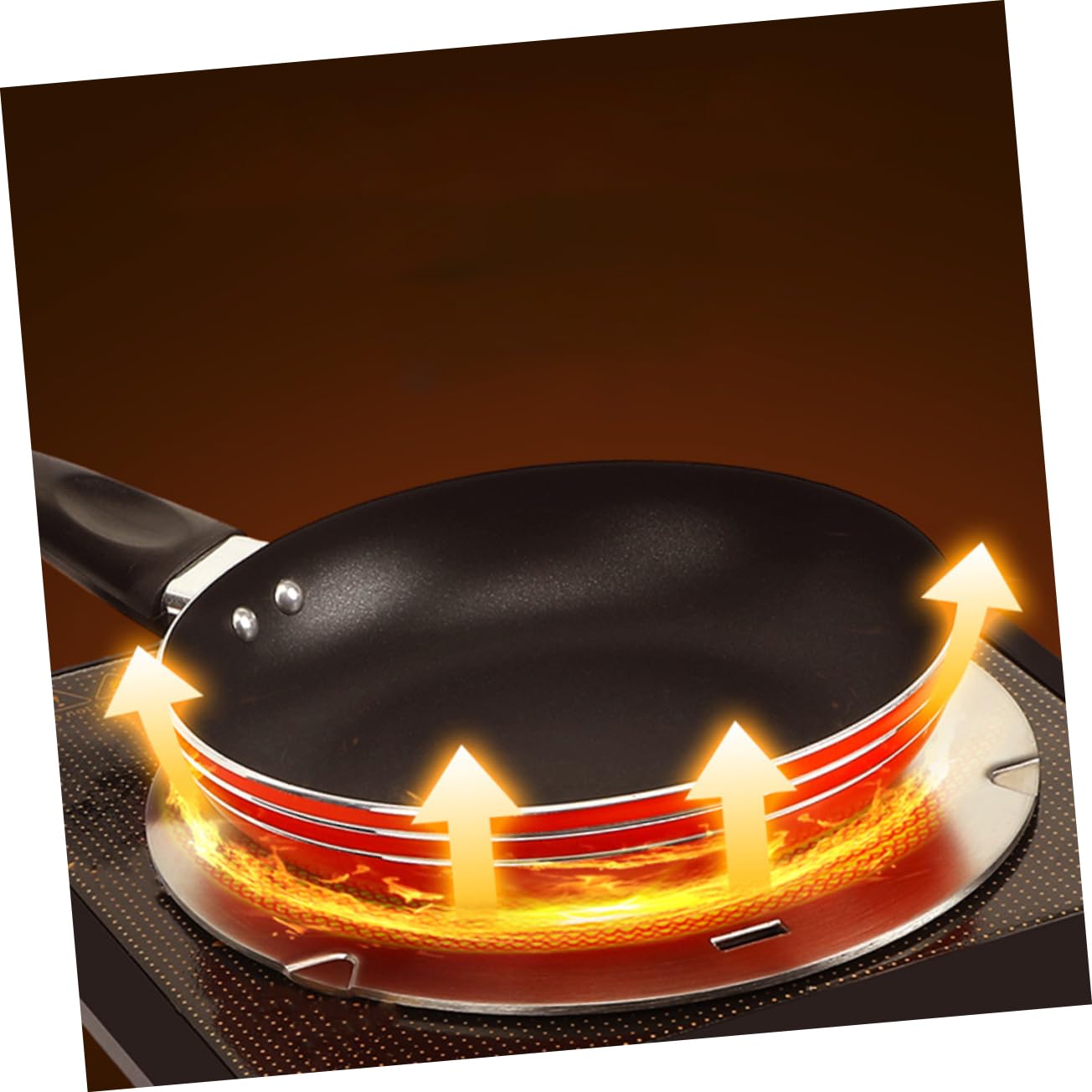 Difusor de Calor Inoxidable para Cocina Adaptador de Inducción de Compatible con Cocinas Eléctricas Gas Difusor Térmico Rápido