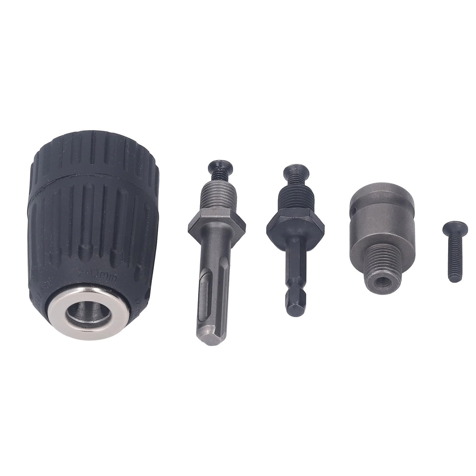 Zestaw uchwytów wiertarskich ręcznych stop ABS 2-13mm gwint o wysokiej dokładności samozaciskowy uchwyt wiertarski z 3-częściowym adapterem do obróbki drewna