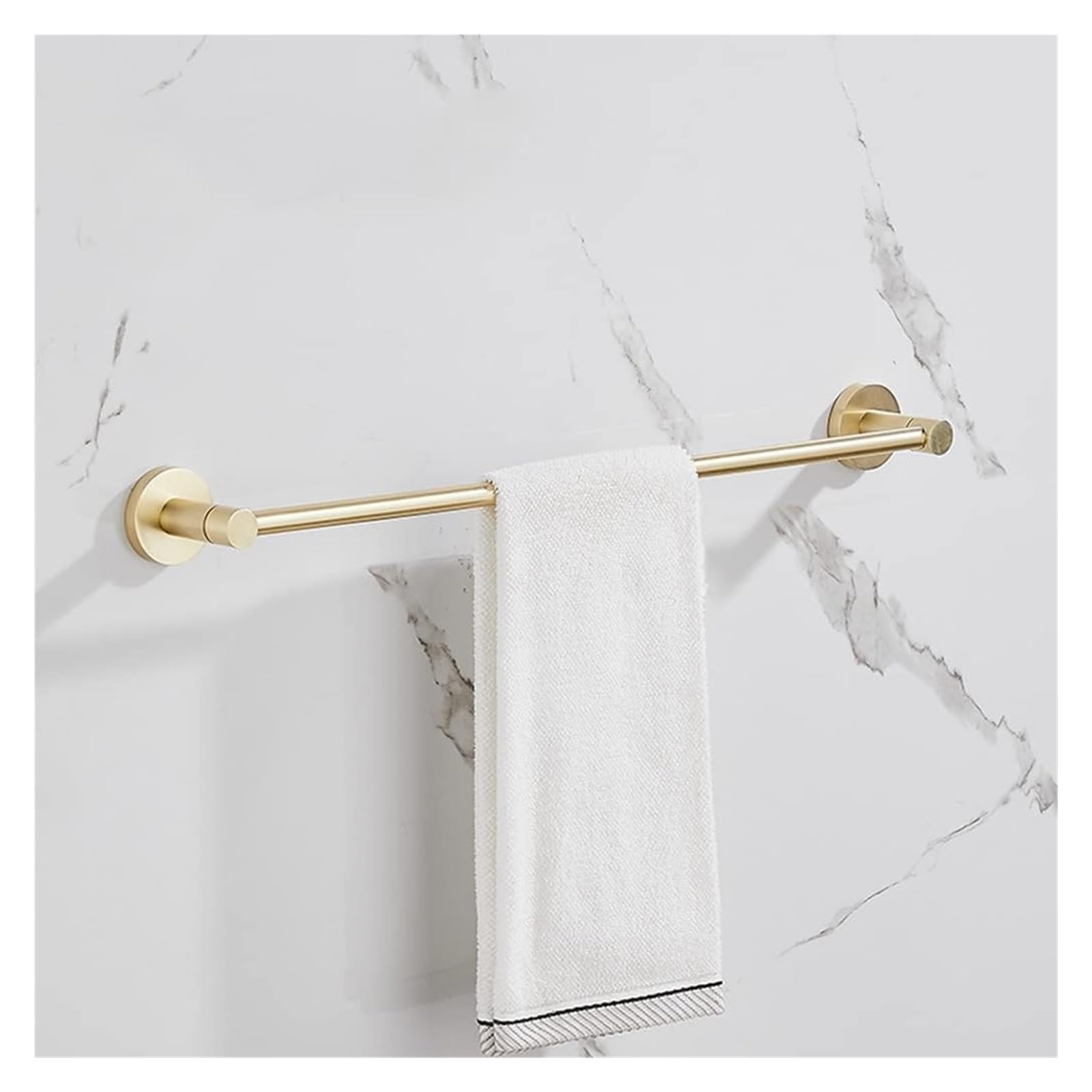Porte-serviettes en laiton brossé chic avec motif renne élégant