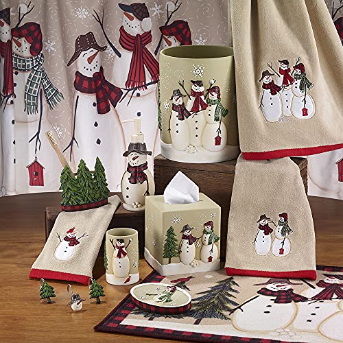 Avanti Linens - Soap Dish, Countertop Accessories, Holiday Inspired Home Decor (Snowmen Gathering Collection) #TOP4
