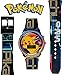 Accutime Kids Pokemon Pikachu Digital LCD Quartz Multicolor Wrist Watch with Black Strap, Cool Inexpensive Gift & Party Favor for Boys, Girls, Adults All Ages, Multicolor (Model: POK4210AZ)