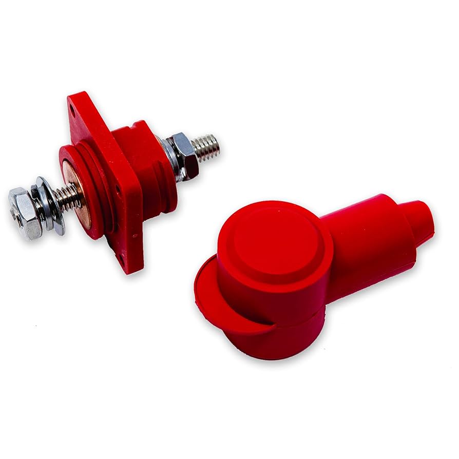 Amazon | バッテリーケーブル フランジ付きバルクヘッド