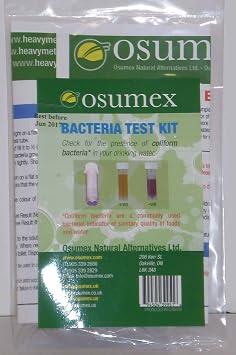 Bacteria Water Test Kit 1-Pack Home Testing Kits for Drinking Water, Bacteria Test Screening, Simple Home Quality Check with 48-Hour Visual Color Change Results for Tap Sample Analysis