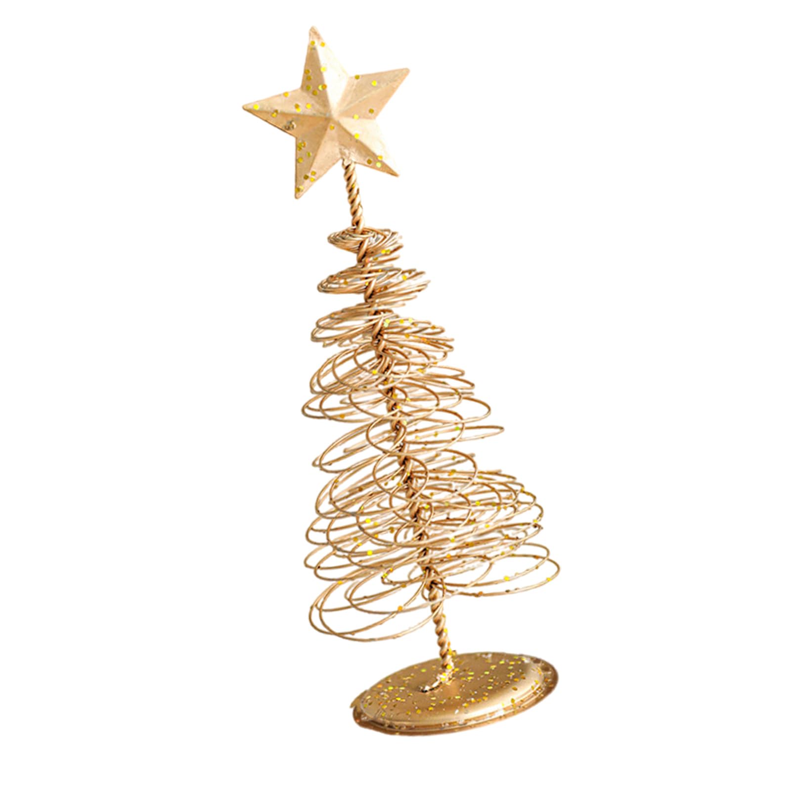 KAQNTUD Five-pointed Star Christmas Trees Decorations Iron Tree Desktop Ornaments Party Accessories for Holidays Christmas Trees Desktop Ornaments Party Accessories Star Tree Decoration