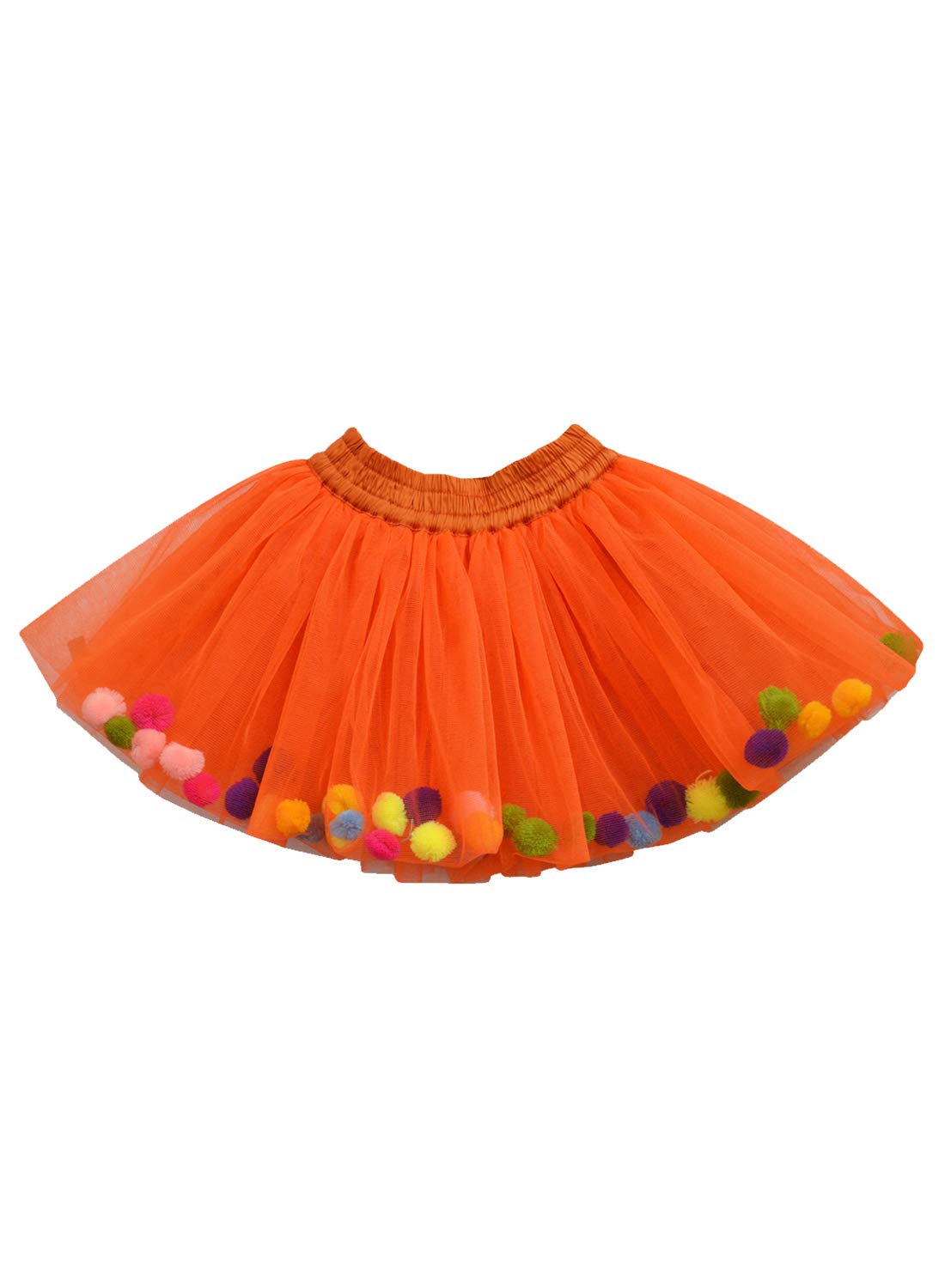 Girls Polyester Elasticated Stylish Tutu Skirt | Mini Skirt