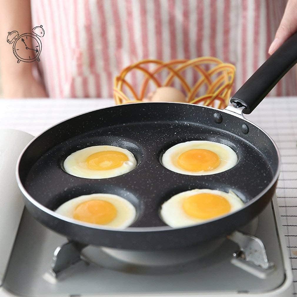 Omelet Pan,Pan Nonstick Pancake Pan,Egg Frying Pan,Medical Stone Fried Egg Pot Non-Stick Pan Household Mini Poached Egg Burger Egg Dumpling Pot Mold Small Fried Egg Artifact