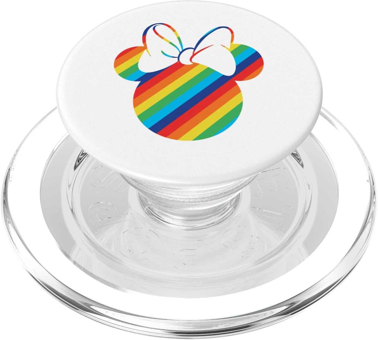 Disney Minnie Mouse Silhouette Rainbow PopSockets MagSafe PopGrip for iPhone